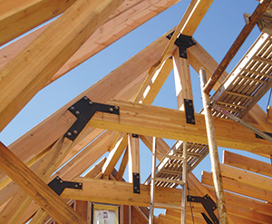 Glulam used at Snowmass Transit Center