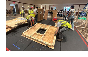 Student teams compete in 2024 Timber Strong Design Build competition