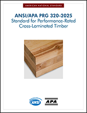 ANSI/APA 320 Standard for Performance-Rated Cross-Laminated Timber