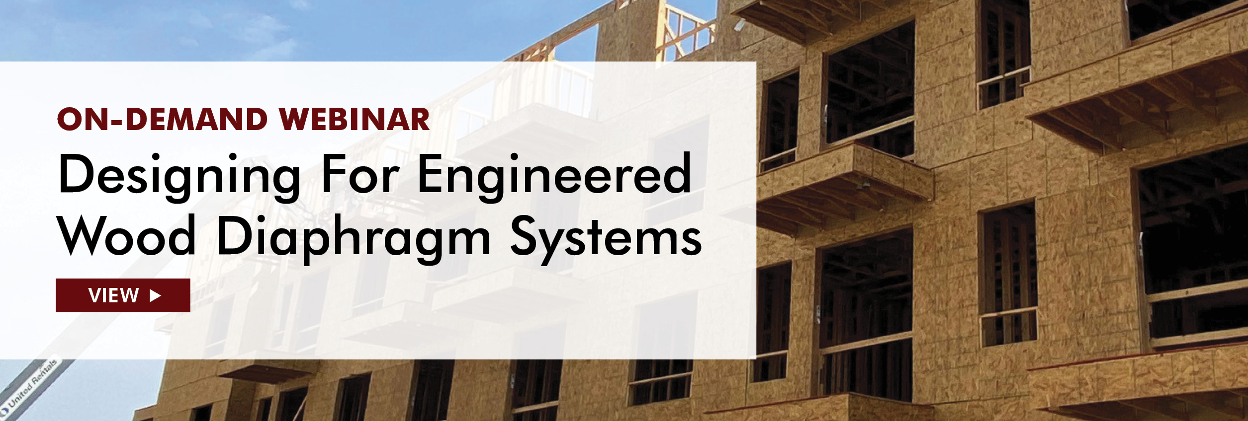 Designing for Engineered Wood Diaphragm Systems Webinar