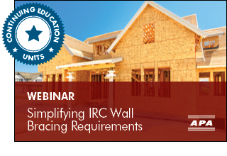 Simplifying IRC Wall Bracing Requirements